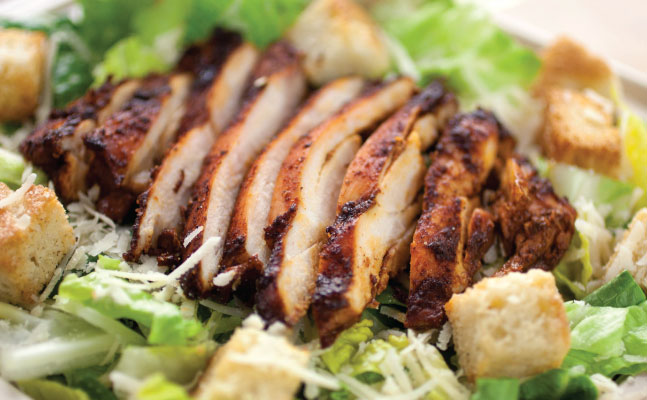 Grilled Chicken Strips salad